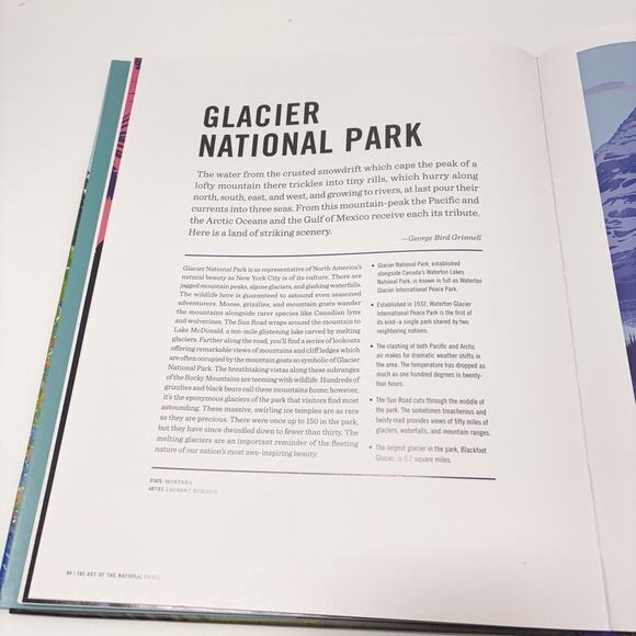 The Art of the National Parks Coffee Table Art Book by Fifty-Nine Parks - Picture 8 of 12